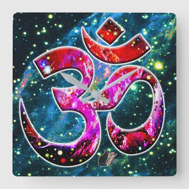 Reloj Cuadrado Universal OM Bodhi (Anverso)