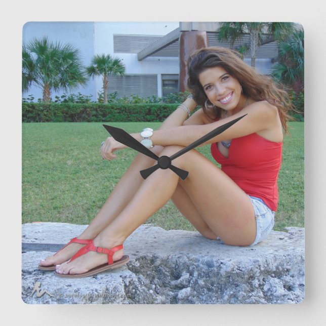 Reloj Cuadrado Ursula (Anverso)