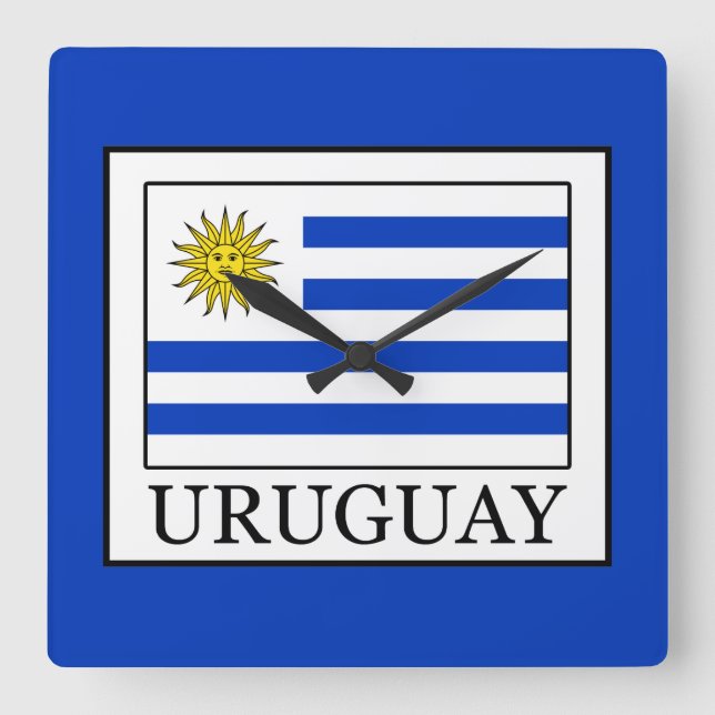 Reloj Cuadrado Uruguay (Anverso)