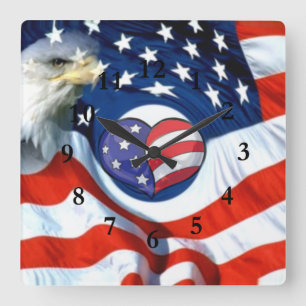 Reloj Cuadrado USA Lover_