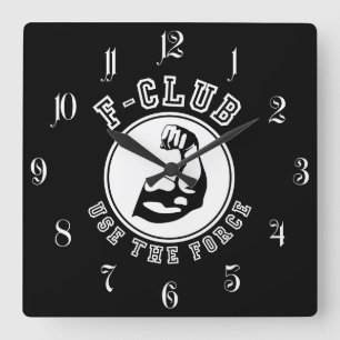 Reloj Cuadrado Usar la fuerza