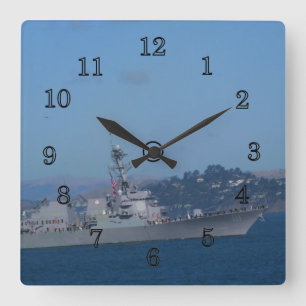 Reloj Cuadrado USS Spruance