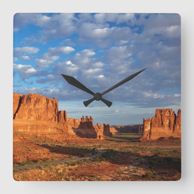 Reloj Cuadrado Utah, Parque Nacional Arches, formaciones rocosas  (Anverso)