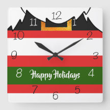 Vagones de Santa Claus y barba Feliz Navidad