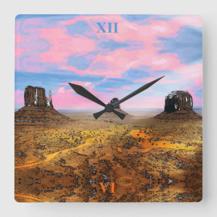 Reloj Cuadrado Valle del Monumento