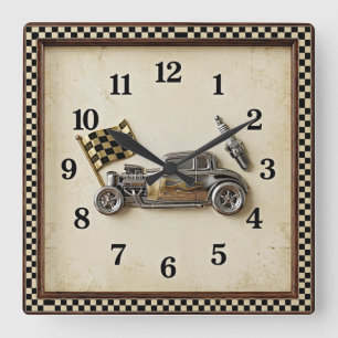 Reloj Cuadrado Varilla Caliente