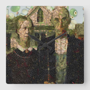 Reloj Cuadrado Vegan Gothic Bella Artes Spoof