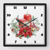 Velas acuáticas y Navidades de la Poinsettia
