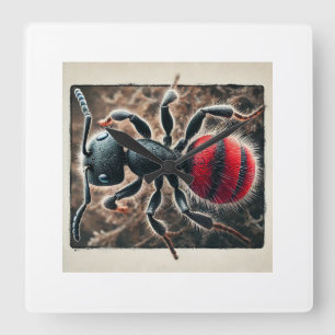 Reloj Cuadrado Velvet ant 231024IREF227 - Watercolor
