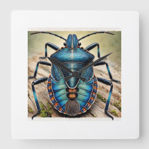 Reloj Cuadrado Velvet Water Bug 300924IREF238 - Watercolor