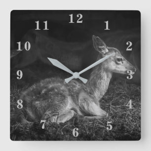 Reloj Cuadrado Venado bebé