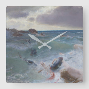 Reloj Cuadrado Venganza de los Centaurs, c.1890 (aceite en lona)