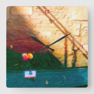 Reloj Cuadrado Venice Gondola