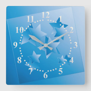 Reloj Cuadrado Ventanas del cielo