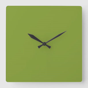 Reloj Cuadrado Verde oliva