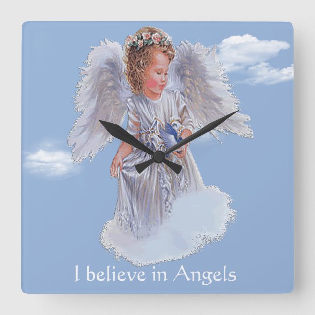 Reloj Cuadrado Verso de la Biblia (Anverso)