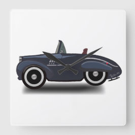 Reloj Cuadrado Viajando a través del tiempo