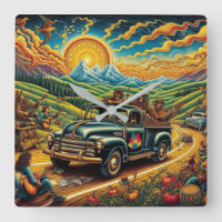 Viaje por carretera de arte popular