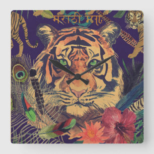 Reloj Cuadrado Viajes de la India