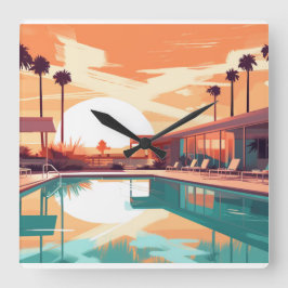 RELOJ CUADRADO VIDA DESIERTA #6