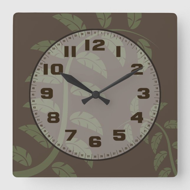 Reloj Cuadrado Vides sabias (Anverso)