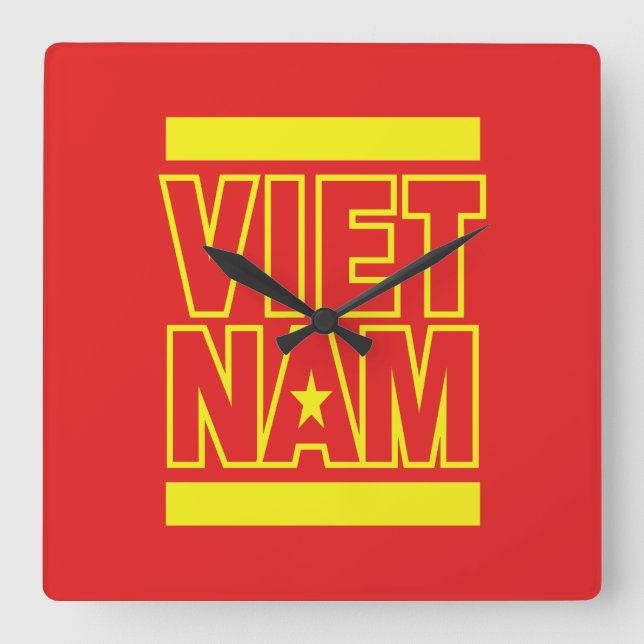 RELOJ CUADRADO VIETNAM (Anverso)