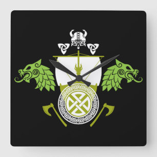 Reloj Cuadrado Viking Norsemen
