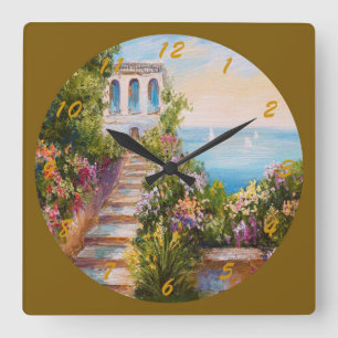 Reloj Cuadrado Villa en el Bella Artes de la costa