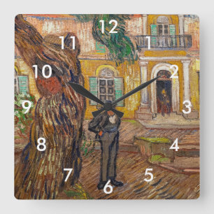 Reloj Cuadrado Vincent Van Gogh - Asilo de Saint-Paul en Saint-Re