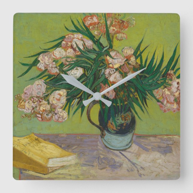 Reloj Cuadrado Vincent Van Gogh | Oleanders (Anverso)