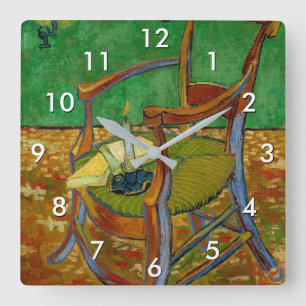 Reloj Cuadrado Vincent van Gogh - Silla de Paul Gauguin