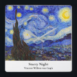 Reloj Cuadrado Vincent Willem van Gogh , "Noche estrellada"<br><div class="desc">私 はGoghが 好 き な・ snihtsnisnihtsniht BurnBurnBurn Burn Burn Burn</div>