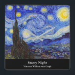Reloj Cuadrado Vincent Willem van Gogh , "Noche estrellada"<br><div class="desc">私 はGoghが 好 き な・ snihtsnisnihtsniht BurnBurnBurn Burn Burn Burn</div>