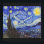 Reloj Cuadrado Vincent Willem van Gogh , “ Starry Night ”<br><div class="desc">私はGoghが好きな人のためにこの製品を作りました。</div>