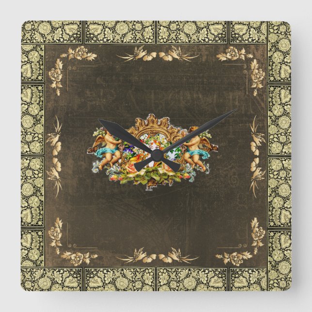 Reloj Cuadrado Vintage 114 (Anverso)