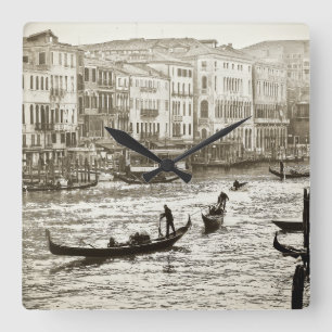 Reloj Cuadrado VINTAGE GRAND CANAL Wall Clock