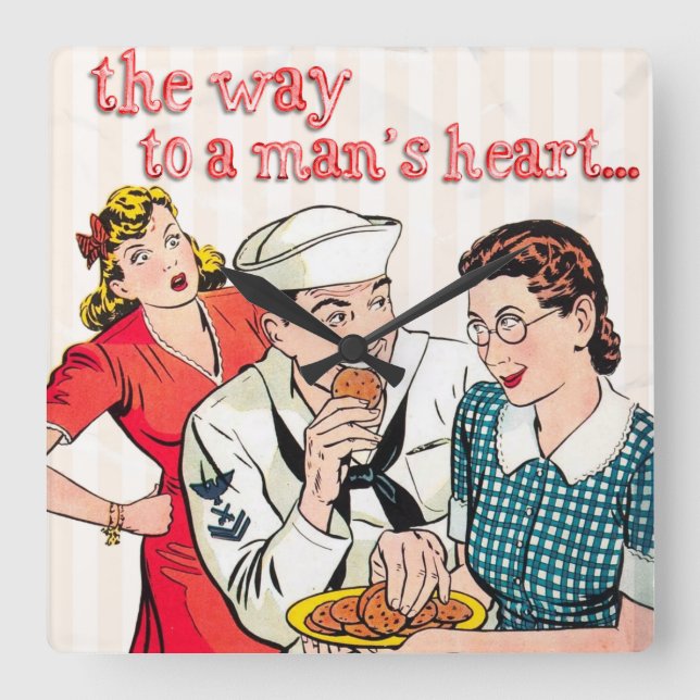 Reloj Cuadrado Vintage Sailor (Anverso)