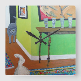 Reloj Cuadrado Violencia doméstica