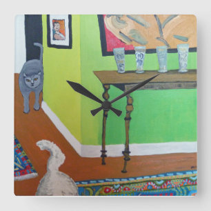 Reloj Cuadrado Violencia en el hogar