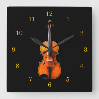 Reloj Cuadrado Violin or Viola Clock