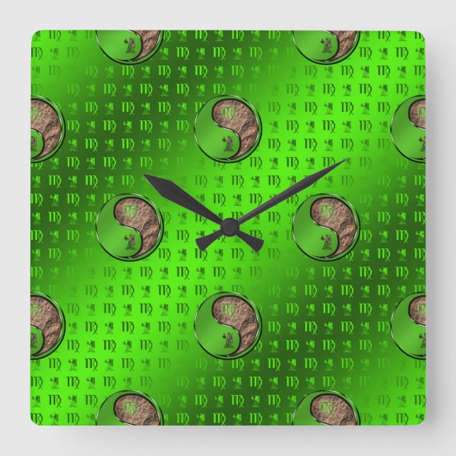 Reloj Cuadrado Virgo (Anverso)