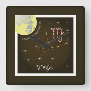 Reloj Cuadrado Virgo August 23 to September 23 Uhr