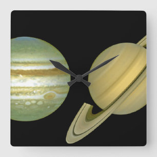 Reloj Cuadrado Visión a largo plazo solar del ~ de Sytem