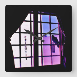 Reloj Cuadrado Vista de pichón