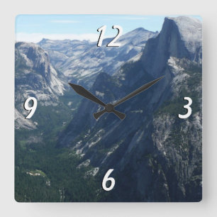Reloj Cuadrado Vista desde Glacier Point en el Parque Nacional Yo