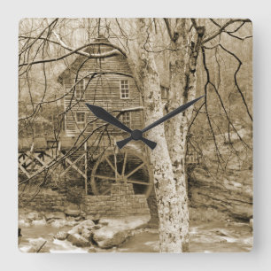 Reloj Cuadrado Volante de agua de cosecha