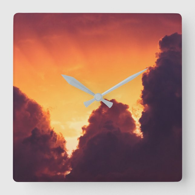 Reloj Cuadrado w in weather (Anverso)