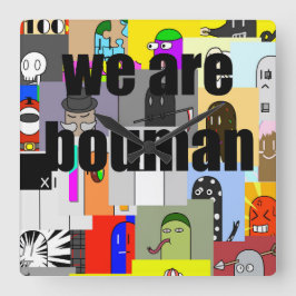 Reloj Cuadrado wa are bouman＃1