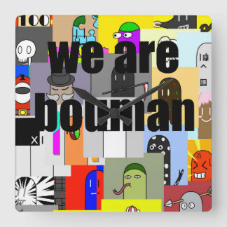 Reloj Cuadrado wa are bouman＃1
