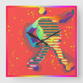 RELOJ CUADRADO WALK TALL